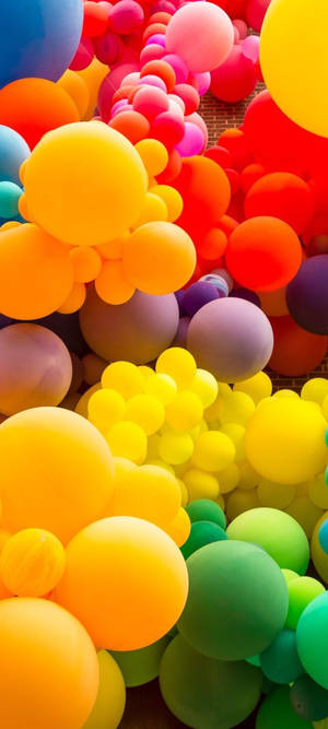 Realme 7 Pro fargerike ballonger