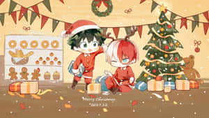 Anime-julebakgrunn