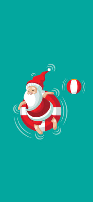 Funny Christmas Iphone — iPhone 14 Pro Bakgrunner