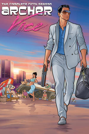 Fengslende Archer Vice-plakat — Huawei MatePad Air (2025) Bakgrunner