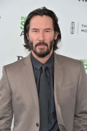 Fengslende Keanu Reeves-portrett — Oppo Pad Mini Bakgrunner