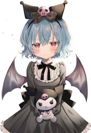 Fengslende Kuromi-fanart i høy oppløsning — Huawei Pura X Max Bakgrunner