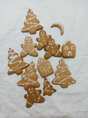 Enkel julekake-bakgrunn — 3:4 Bakgrunner