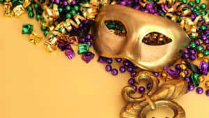 Mardi Gras — Pastellgul Bakgrunner