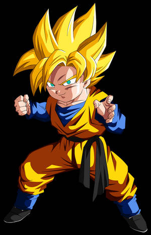 Søtt Goten Dragon Ball-bakgrunnsbilde — Redmi Pad 2 9.7 Bakgrunner