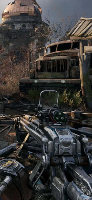 Iphone X Metro Exodus Bakgrunn — Xiaomi 15T Bakgrunner