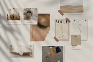 Finn ro og stillhet i en minimalistisk beige estetikk — Beige estetikk GIF Bakgrunner