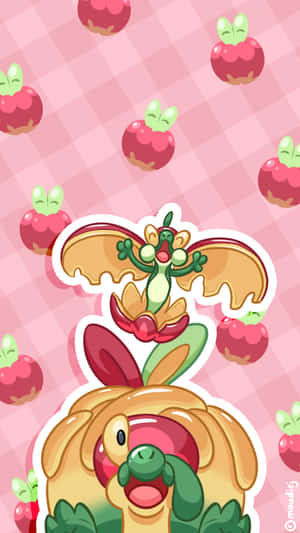Flapple over Appletun — Pokemon-telefon Bakgrunner