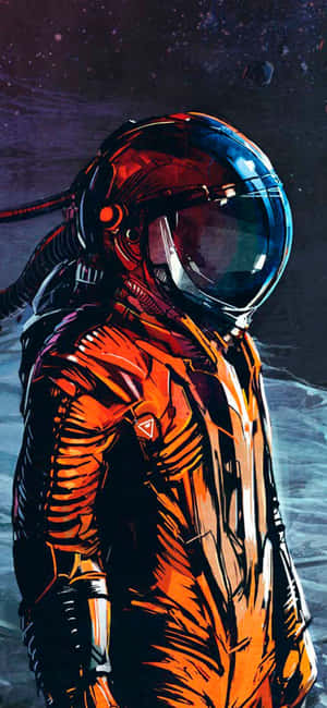 Astronaut iPhone — iPhone 15 Plus Bakgrunner