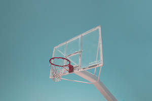 Minimalistisk basketballkurv bakgrunn