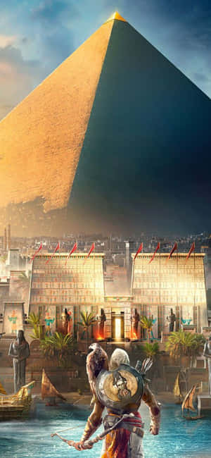 Iphone X Assassin's Creed Origins Bakgrunn — Xiaomi 15T Bakgrunner