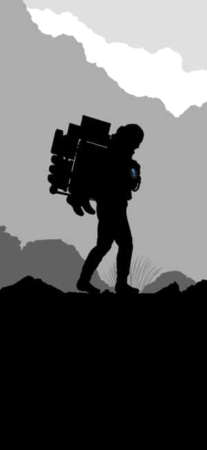 iPhone X Death Stranding Bakgrunn — iPhone 14 Plus Bakgrunner