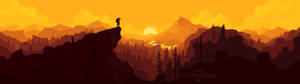 Dual Screen Firewatch cover bakgrunnsbilde — 32:9 Bakgrunner