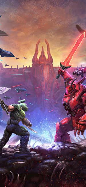 Doom Eternal iPhone — Redmi Note 15 Pro 4G Bakgrunner