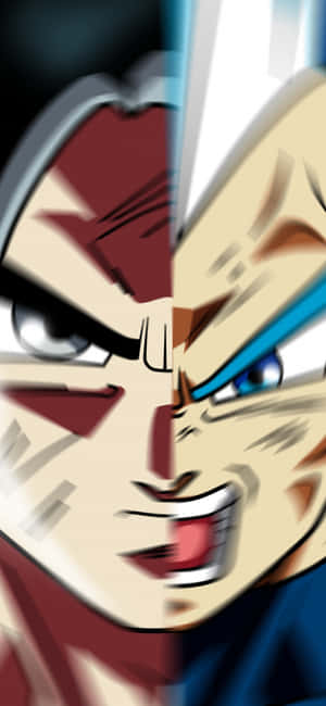 Goku Og Vegeta iPhone — iPhone 18 Pro Bakgrunner