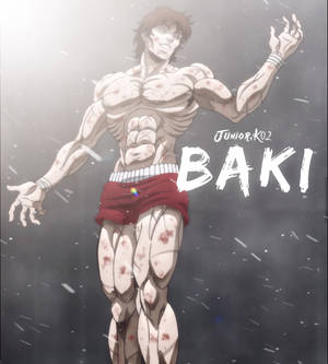Poisoned Body Of Baki Hanma bakgrunnsbilde — Oppo Find N5 Bakgrunner
