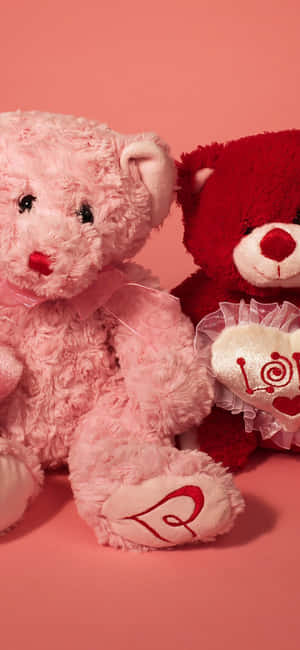 Fotografi av teddybjørn estetisk Valentinsdag — Tecno Spark 50 4G Bakgrunner