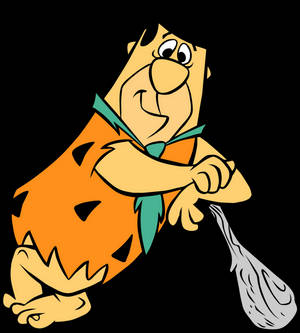 Fred Flintstone flaggermus illustrasjon bakgrunnsbilde — Vivo X Fold3 Pro Bakgrunner