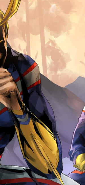 All Might bakgrunn — Honor 500 Smart Bakgrunner