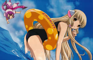 Chobits-bilder — MacBook Pro M4 Bakgrunner