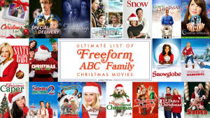 Freeform Movies Julekollasj bakgrunnsbilde — Julekollasj Bakgrunner