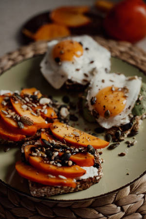 Frokostegg med Søtpotettoast — Xiaomi Pad Bakgrunner