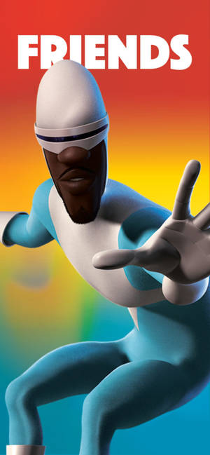 Frozone fargerik Grafikk bakgrunn — iPhone 16 Bakgrunner