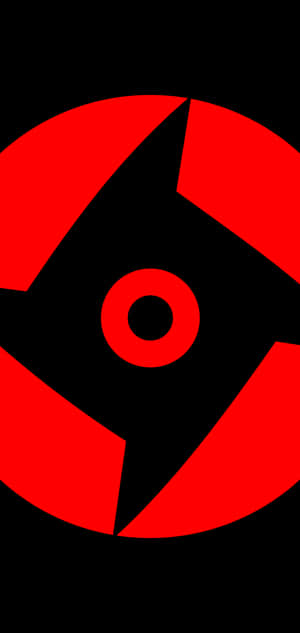 Minimalistisk Sharingan — Vivo X300 FE Bakgrunner