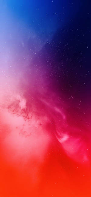 Galaksehimmel I Gradient Rød Iphone — Samsung S23 Bakgrunner