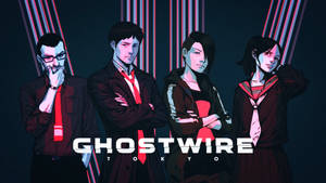 Ghostwire Tokyo menneskefiender bakgrunnsbilde