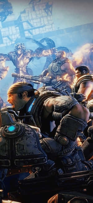 Iphone X Gears Of War 5 Bakgrunn — Realme Narzo 100x Bakgrunner