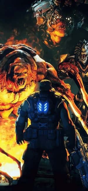 Iphone X Gears Of War 5 Bakgrunn — Realme Narzo 80x Bakgrunner
