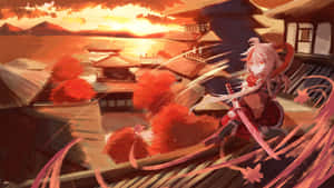 Kazuha — Genshin impact GIF Bakgrunner