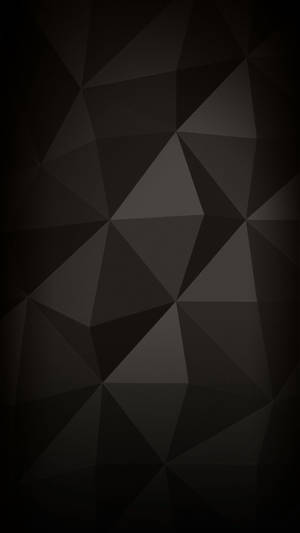 Geometrisk 4K Ultra HD mørk telefon