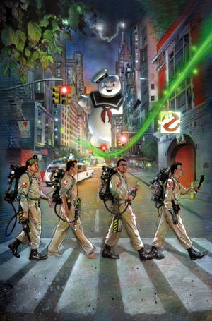 Ghostbusters The Beatles bakgrunnsbilde — Honor MagicPad 3 Pro 12.3 Bakgrunner