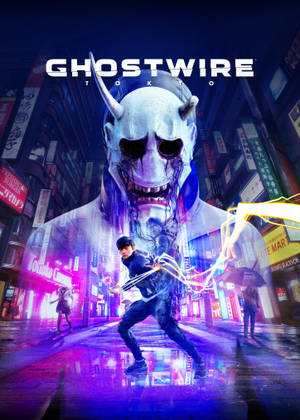 Ghostwire Tokyo offisielle spillomslag bakgrunnsbilde — IQOO Pad5c Bakgrunner