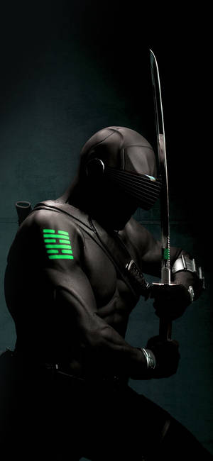 GI Joe Snake Eye ninja bakgrunn — iPhone X Bakgrunner