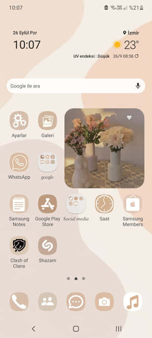 Estetiske widgets bilder — 20:9 Bakgrunner