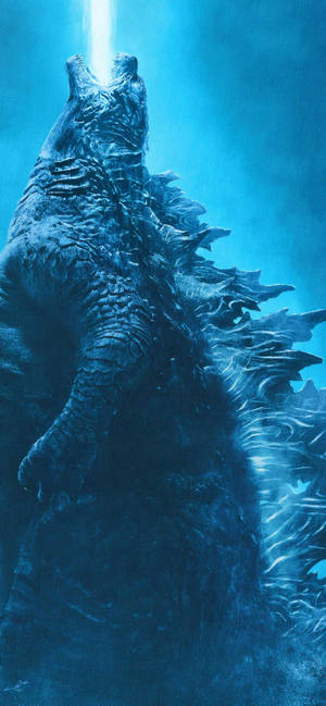 Vakker HD estetisk atompust Godzilla King Of The Monsters bakgrunn — iPhone 16 Bakgrunner