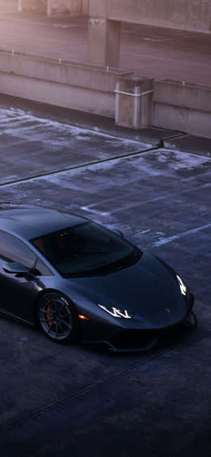 Svart Lamborghini Iphone — iPhone 15 Pro Bakgrunner