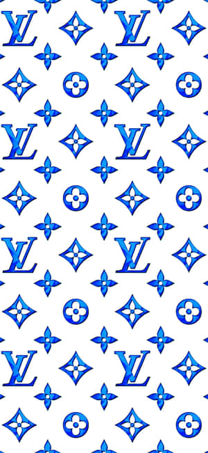 Louis Vuitton Blue — Xiaomi 17 Bakgrunner