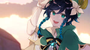 Glad Venti PFP — Genshin impact GIF Bakgrunner