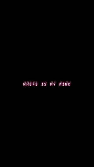 Glitchende Where Is My Mind-grafikk — Svart-hvitt estetisk GIF Bakgrunner