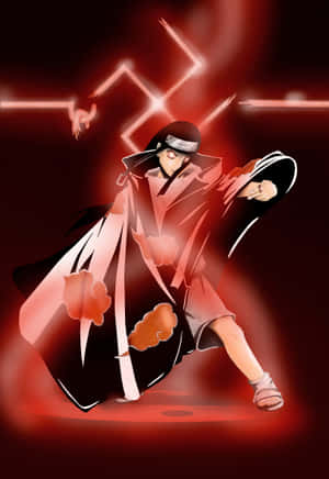 Neji Hyuga — Rød Anime Bakgrunner
