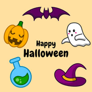 Tegneserieaktige Halloween-bilder