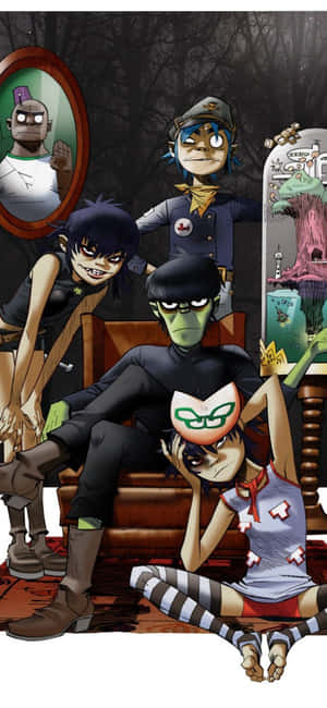 Gorillaz Iphone [bakgrunn] — Oppo K13 Turbo Bakgrunner
