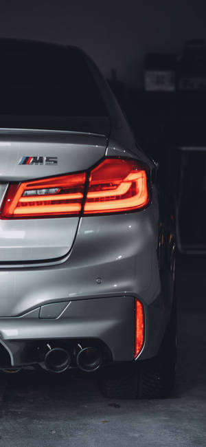 Grå BMW M5 Bil iPhone — Galaxy S24 FE Bakgrunner