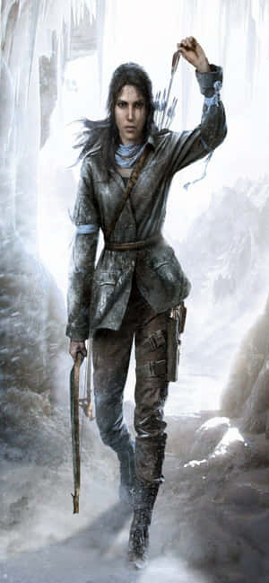 Iphone Xs Max Rise Of The Tomb Raider Bakgrunn — iPhone 11 Pro Max Bakgrunner