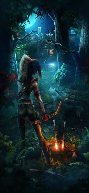 Iphone Xs Max Rise Of The Tomb Raider Bakgrunn — iPhone 13 Pro Bakgrunner