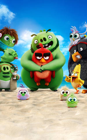 Griser og fugler – The Angry Birds Movie 2 — Xiaomi Pad Mini Bakgrunner